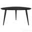 Table basse triangulaire noire en bois massif-1431245491