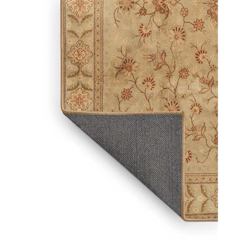 Tapis décoratif olive de style oriental Chaya, Rectangle 2 pi x 4 pi