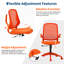 Chaise de bureau ergonomique à accoudoirs rotatifs-1653524259-1653524277