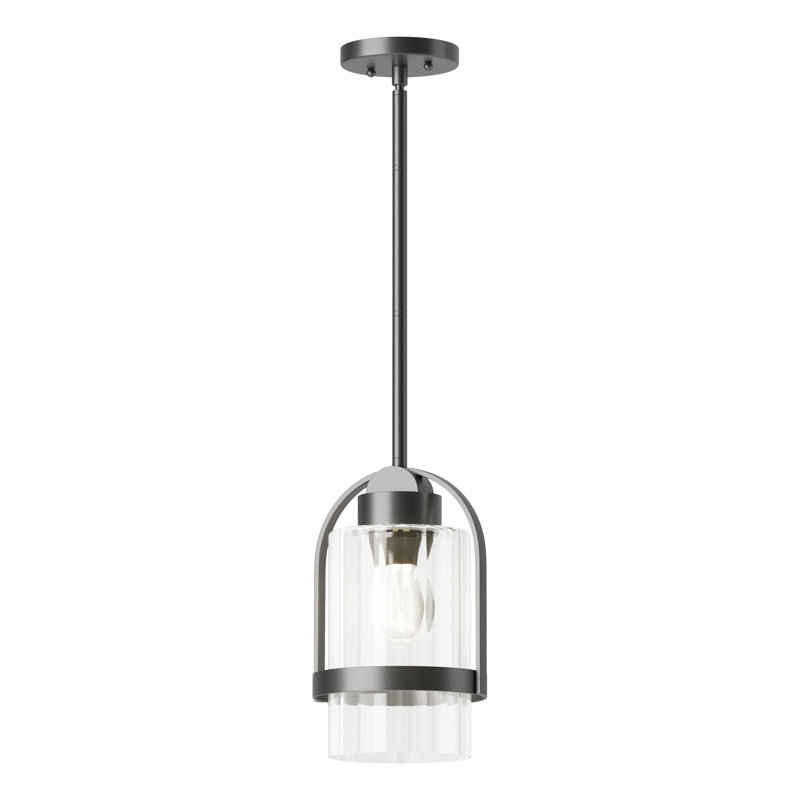 Alcove Outdoor Pendant, Clear, Coastal Black
