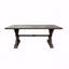 Table de salle à manger d'extérieur moderne en aluminium