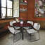 Plateau de table Kee, 4 chaises empilables-41810910-41810882