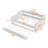 Full XL Upholstered Daybed with Trundle and LED and Sturdy Frame-2053314437