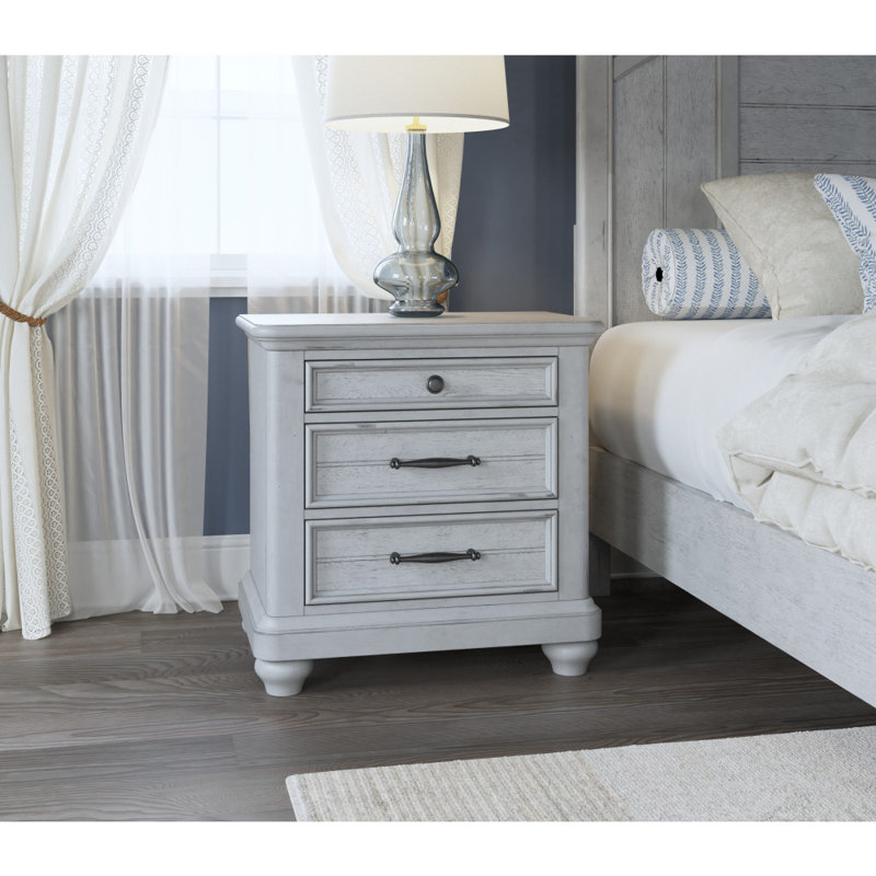 Towler 28'' W Solid Wood Nightstand