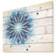 «Fractal Flower Light Blue Digital Art», impression-35062264-35062276