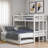 Pull-out Bunk Bed With Trundle-1804126656