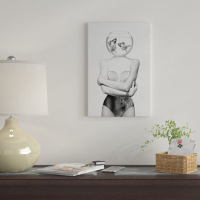 « poissons », impression sur toile tendue