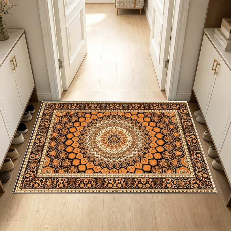 Ethnic-style mandala carpet, soft and easy to maintain, suitable for multiple scenarios, universal for home and commercial spaces, indoor soft furnishing carpet