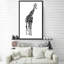 «Giraffe», reproduction d'aquarelle sur toile-31936717-31936148