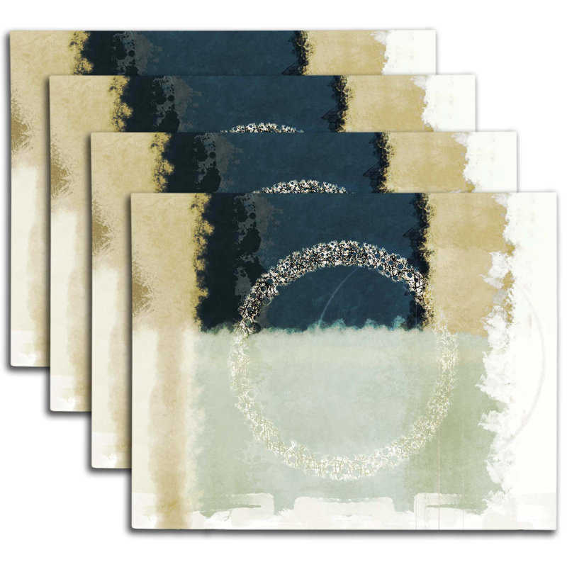 Napperon abstrait en polyester