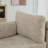 63.4" W Slipcovered Upholstered Chenille Chaise Lounge-1047995098