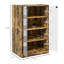 Cabinet multimédia polyvalent avec plusieurs options de rangement pour une installation de divertissement organisée