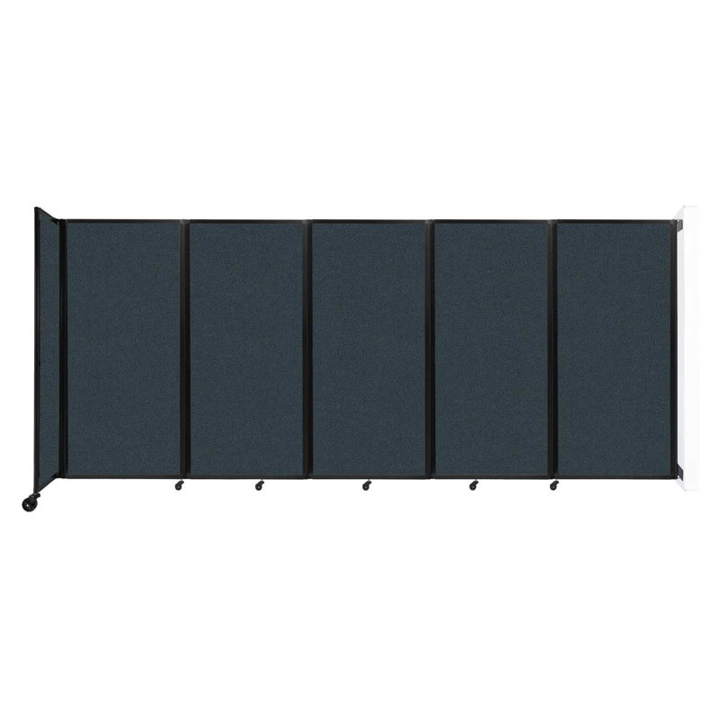 11 - Cloison pliante à panneaux, 5, H 72 po x l 168 po x P 12 po, Épinette du Colorado