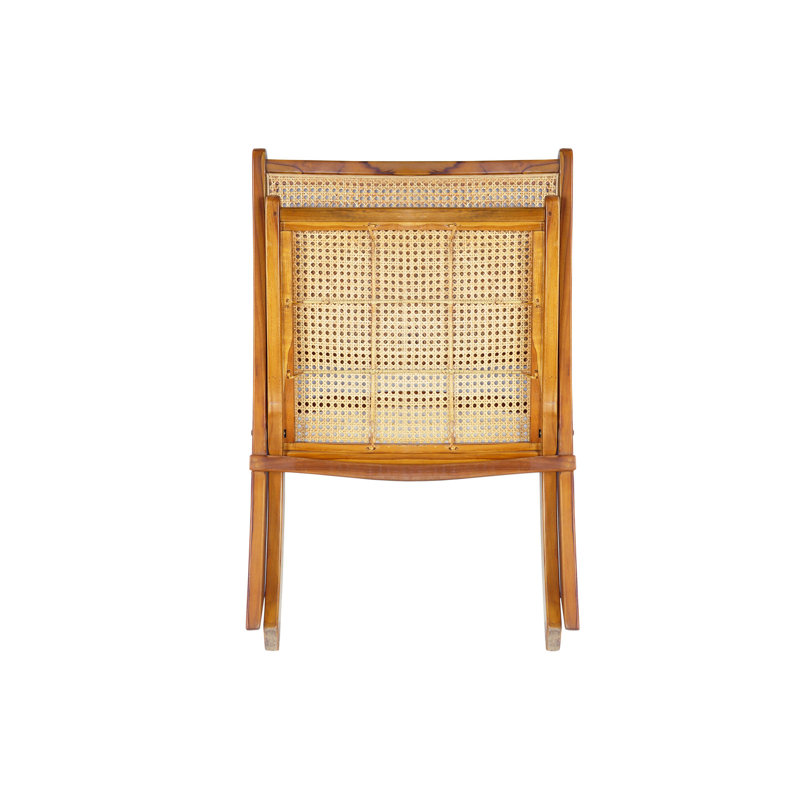 Algimanta Rattan Stackable Folding Chair Folding Chair