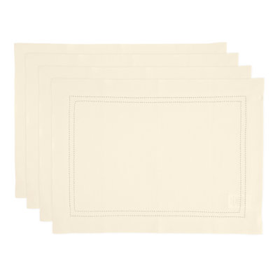 Double Hemstitch - 100% Pure Linen Placemats