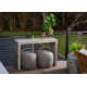 Lionel 47'' Stone Outdoor Buffet & Console Table