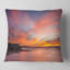 Coussin de mer de couleur calme de sydney avec ciel jaune-29075552-29075555