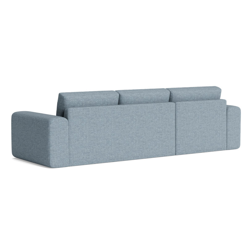 The OG Sectional, Left Hand Facing, Basil PolyPerformance Weave - Basilester Blend