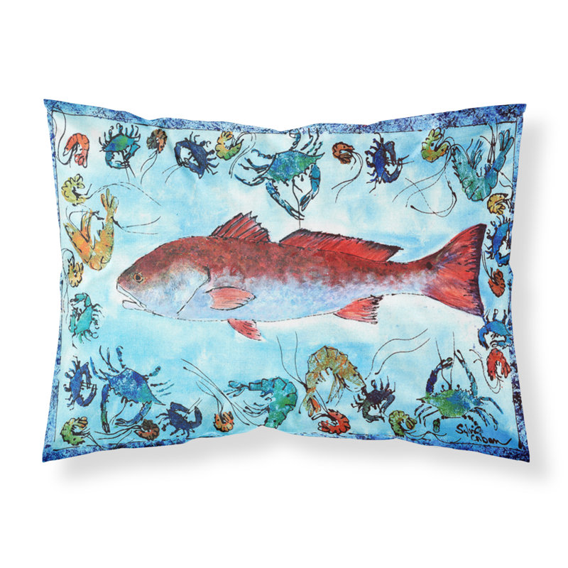  Taie d'oreiller poisson