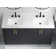 Keiera 60" Double Bathroom Vanity with Engineered Stone Top
