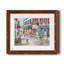 Café pittoresque - peinture encadrée-340469612-340469613