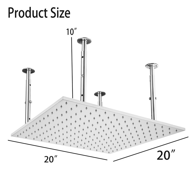 Fixed Shower Head 2.5 GPM GPM, Brushed Nickel