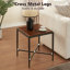 Table de bout moderne 17,7 po Mid-Century