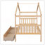 Lit en bois avec tiroirs-764627988