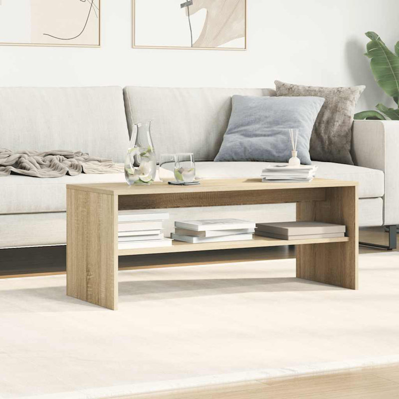 Shalo Unfinished TV Stand, Sonoma Oak, 100cm