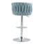 Ensemble de 2 tabourets de bar pivotants à 360 ° en tissu (sans table)-1778847891