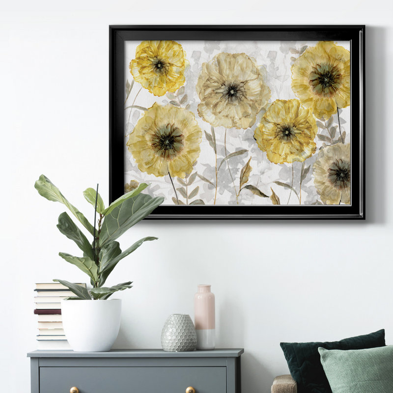 «Magnolia Field», reproduction encadrée de qualité supérieure - prête à être accrochée, H 30,5 po x l 42,5 po x P 1 po