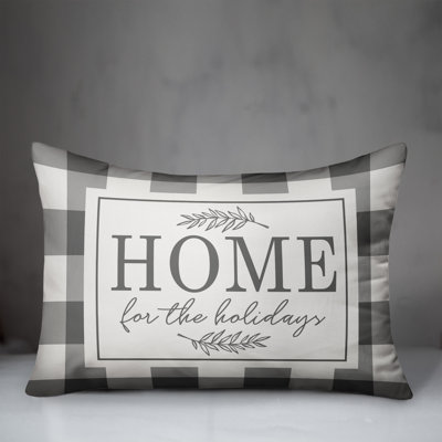Plaid Throw Pillow