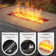 Ingvald 6- Person Outdoor PE Wicker Sectional Seating Group with Fire Pit Table and Cushions