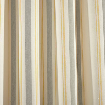 Cotton Blend Semi Sheer Curtain Pair