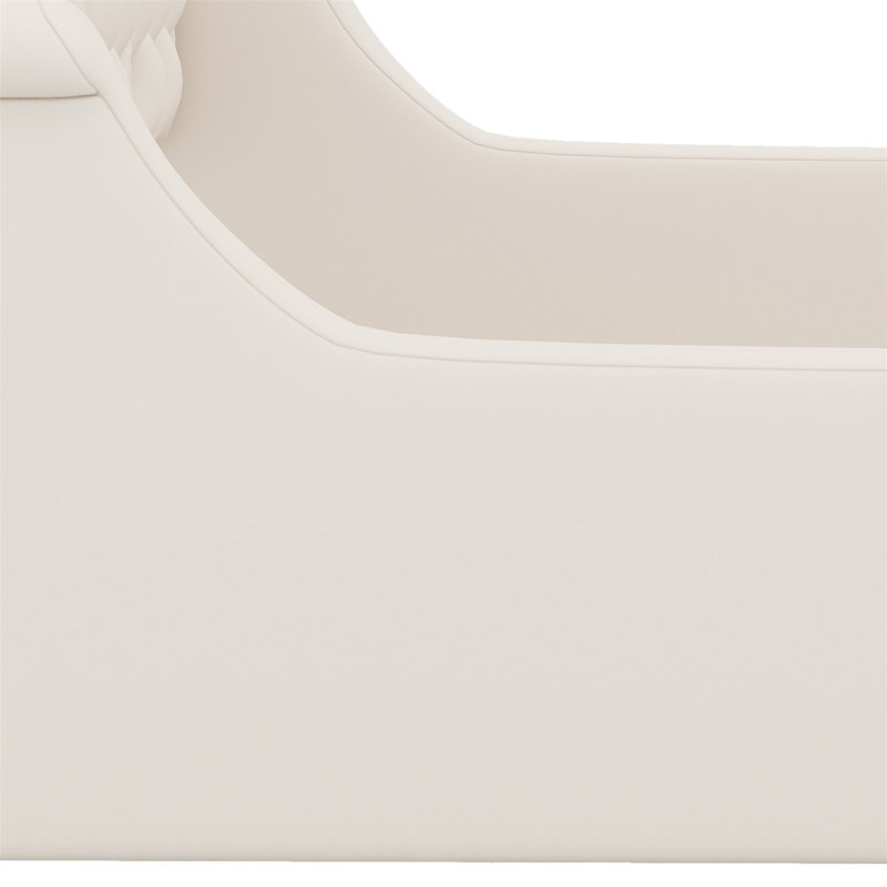 Lit de jour Breannon, Lit simple, Beige