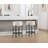 Toey Upholstered Counter Stool with Metal Frame-1233027697