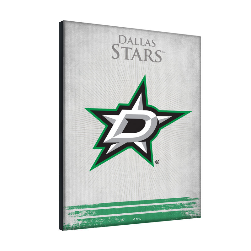 « NHL », impression sur toile, Dallas Stars, H 15 cm x l 20 cm