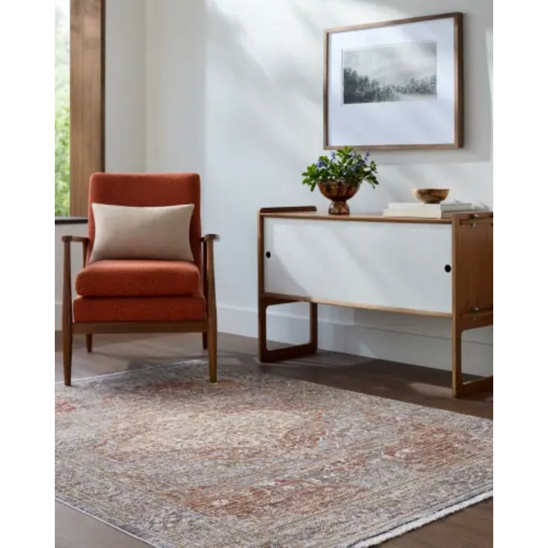 Knollview Machine Washable Area Rug, Rectangle 5'3" x 7'