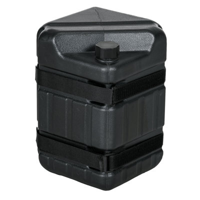 4 Pack Canopy Weights, HDPE Water or Sand Filled Tent Weights for Pop up Canopy, with Built-in Handles and Secure Straps, 115LBS
