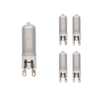Ampoule halogène à intensité variable G9 givrée