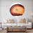 Brown agate isolated - Modern wall clock-34140928