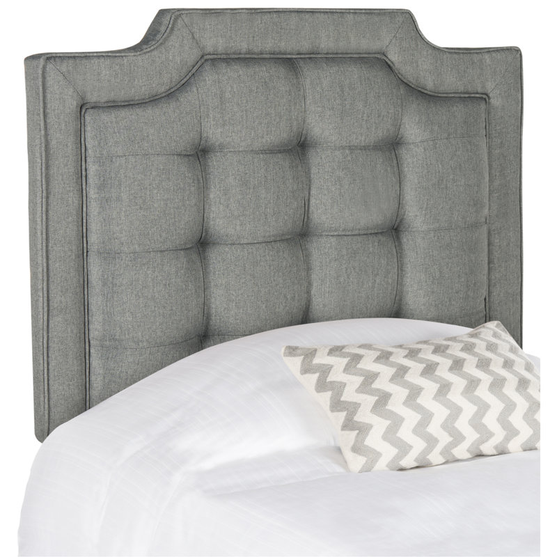 Findlay Upholstered Headboard, Twin, Linen Gray