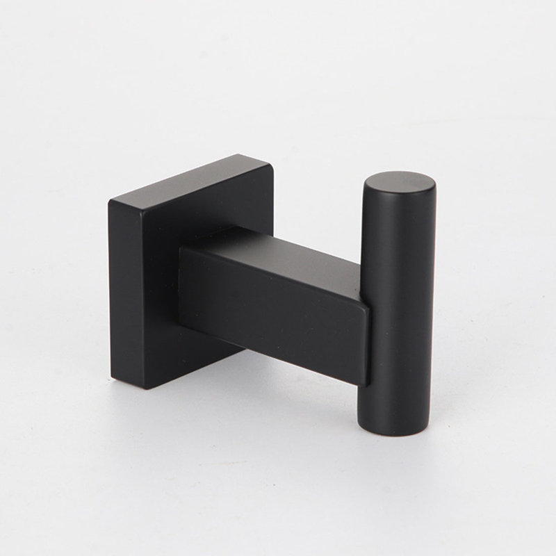 Wall Mounted Towel Hook, Black