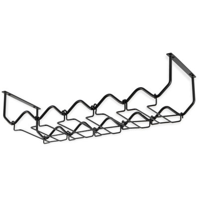 Spinelli 6 Bottle Hanging Wine Bottle & Glass Rack by Rebrilliant