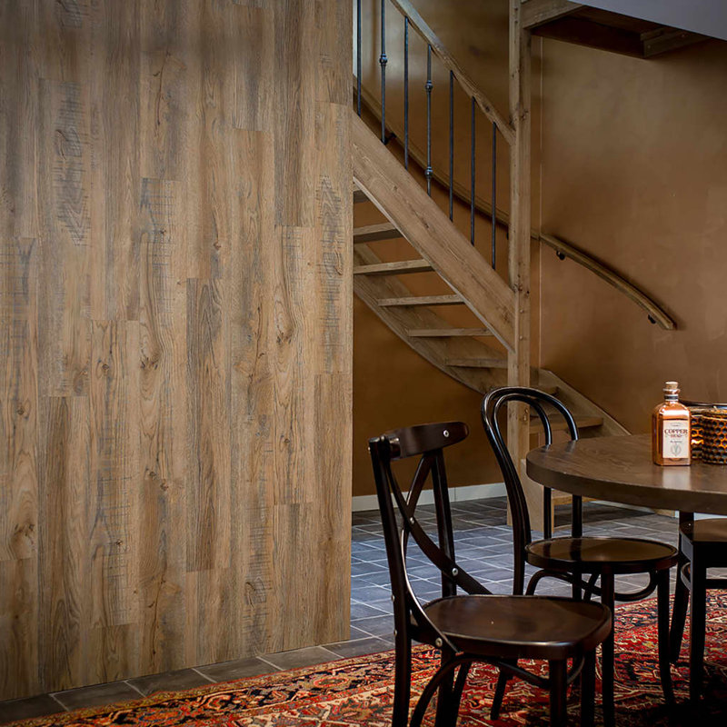 WallArt Wood Look Planks, Brown