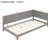 Classic Mid-Century Modern Daybed Platform Bed-1585918460-1585918461