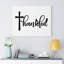 Thankful - Wrapped Canvas Print-1604305403