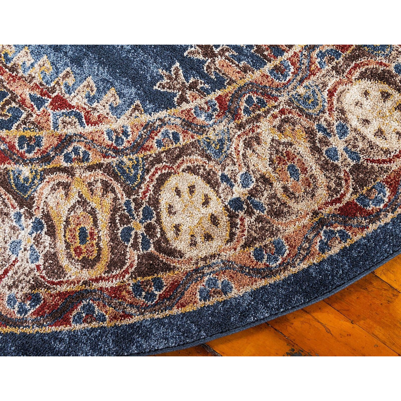 Ulla Oriental Indoor Rug, Round 8'