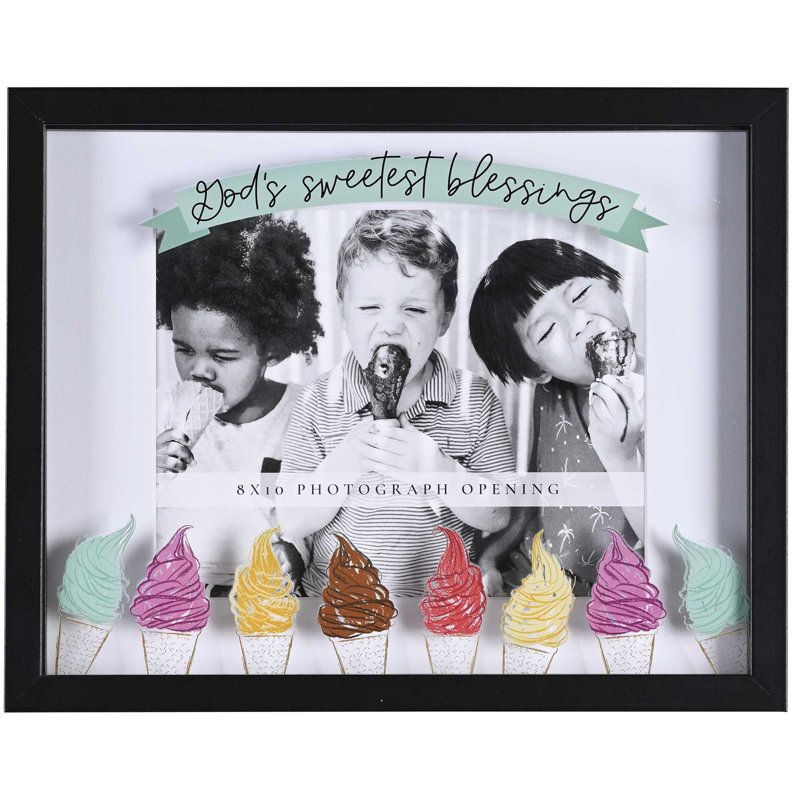 Black Picture Frame with Mat
