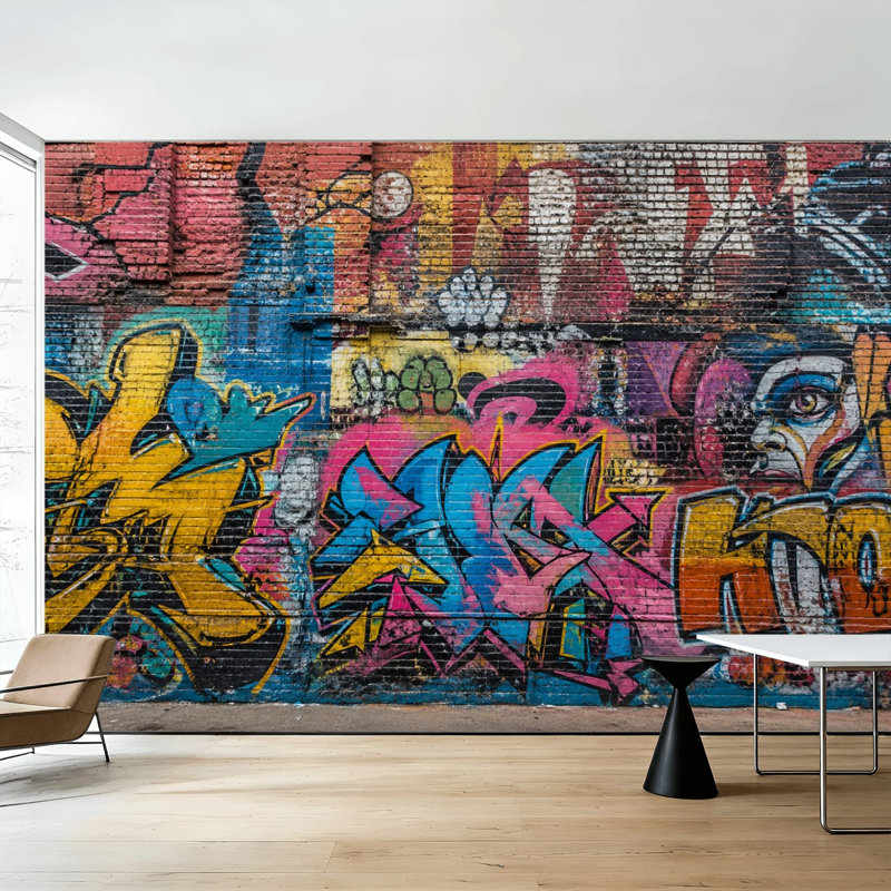 Murale de papier peint auto-adhésif et amovible, L 100 po x l 144 po